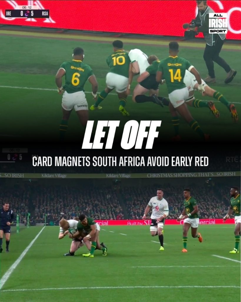 Matthew Carley. Was Matthew Carley fair. Great referee praise. Matthew Carley praises. Springboks. Springboks VS Ireland referee. Ireland rugby team. Nick Mallett. Nick Mallett Applaud Matthew Carley