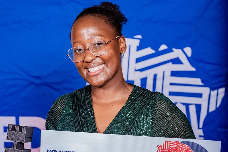 Girl on Fire. SU Student Amohetsoe Shale. Top Womanpreneur Award winners. Amohetsoe Shale. Stellenbosch University student. Stellenbosch University student winning top Womanpreneur. NAVU Business. what is NAVU Business all About.  annual EDHE Entrepreneurship. EDHE competitions. Walter Sisulu University. WSU. EDHE Absa Top Student Innovator of the Year. 