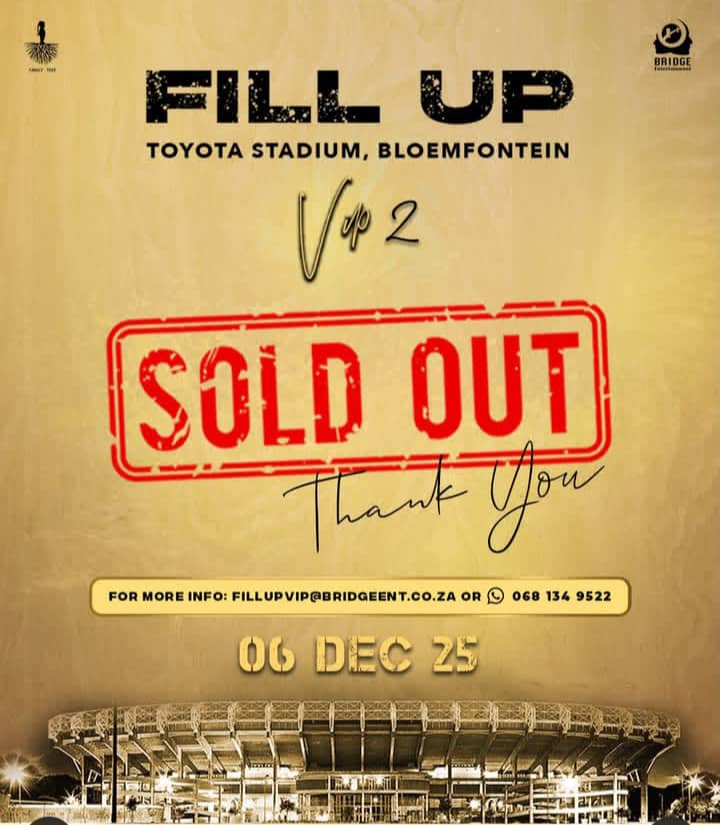 Cassper Nyovest’s 'Fill Up' Lands in Bloemfontein. Bloemfontein, South Africa. Cassper Nyovest. Fill Up. Fill Up Toyota Stadium. Whats the entrance time for Cassper Nyovest Concert. Uncle Waffles. DBN Gogo. Kamo Mphela. Zee Nxumalo. Lordkez. Moozlie. DJ Tshegu. Bina Binnz. Finest China. Skaphace. Amapiano.Hip-Hop. Hip-Hop Artists on Cassper Nyovest's concert. Soul music. Soul music Artists on Cassper Nyovest's Concert. Cassper Nyovest's concert Ticket Price. Fill UP ticket price. Class of 2025 matriculants. Cassper Nyovest's Fill Up Concert History. 