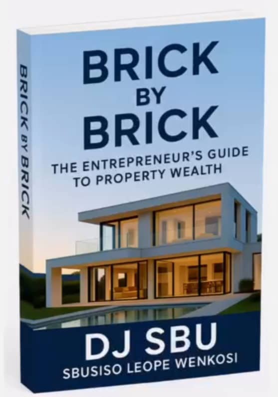 DJ Sbu Announces new books. DJ Sbu. DJ Sbu new book. Brick By Brick: The Entrepreneur’s Guide To Property Wealth. Brick By Brick. DJ Sbu new entrepreneurship books. DJ Sbu books price.  Born 4 Purpose: Becoming A King. DJ Sbu motivational book. DJ Sbu Announces New Book Rollout: 'Brick By Brick' and 'Born 4 Purpose. 