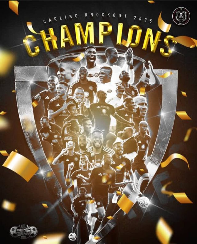 Orlando Pirates Clinch Historic 2025 Carling Knockout Cup Title. How Many Trophies have Orlando Pirates won this year. Carling Cup Knock out Final. 2025 Carling Knockout Cup. Orlando Pirates. Who scored the winning Goal for Orlando Pirates yesterday. Relebohile Mofokeng. Marumo Gallants. How many Carling Cup Trophies does Orlando Pirate have. Can Orlando Pirate Win Treble this year. Betway Premiership. Mamelodi Sundowns.