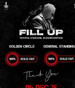 Cassper Nyovest Announces Baby News at Sold-Out ‘Fill Up’—Nasty C Kicks Off Show Early Cassper Nyovest Fills Toyota Stadium. Cassper Nyovest. Fills Toyota Stadium. 30,500 Fans. SHOULD WE DO THIS AGAIN. Cassper Nyovest Fills Toyota Stadium: 30,500 Fans Celebrate Massive Success.