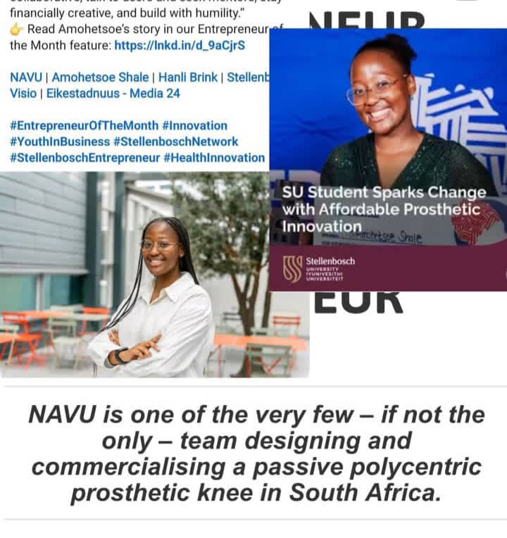 Girl on Fire. SU Student Amohetsoe Shale. Top Womanpreneur Award winners. Amohetsoe Shale. Stellenbosch University student. Stellenbosch University student winning top Womanpreneur. NAVU Business. what is NAVU Business all About.  annual EDHE Entrepreneurship. EDHE competitions. Walter Sisulu University. WSU. EDHE Absa Top Student Innovator of the Year. 