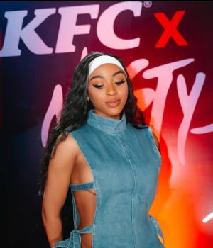 Nadia Nakai’s Bold “No-Underwear” Denim Outfit Ignites Social Media Firestorm Nadia Nakai. Nadia Nakai Nasty concert show up. Why is Nadia Nakai Trending again. Denim Outfit. Nadia Nakai’s Bold "No-Underwear. Nasty C x KFC collaboration.