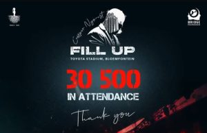 Cassper Nyovest Fills Toyota Stadium: 30,500 Fans Celebrate Massive Success Cassper Nyovest Fills Toyota Stadium. Cassper Nyovest. Fills Toyota Stadium. 30,500 Fans. SHOULD WE DO THIS AGAIN. Cassper Nyovest Fills Toyota Stadium: 30,500 Fans Celebrate Massive Success.