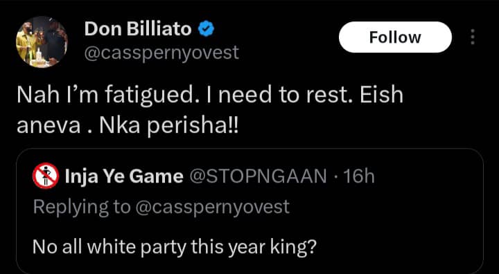 Cassper Nyovest. All White Party for 2025. Annual All White Party. Reason why Cassper Nyovest wont attend All white party. Fill Up Toyota Stadium. Is Cassper Nyovest really having Fatigue from Fill Up Toyota Stadium. Why do they keep mentioning Cassper Nyovest and Diddy. Did Cassper Nyovest and Diddy worked together. will we still have All White Party. 