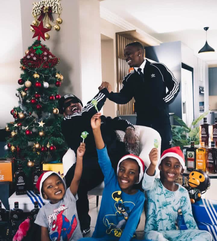 Focalistic private jet video. Focalistic family Christmas 2025. Amapiano stars luxury lifestyle. Focalistic branded jet Instagram. South African rappers with private jets. Focalistic net worth 2025. President ya Straata private jet.