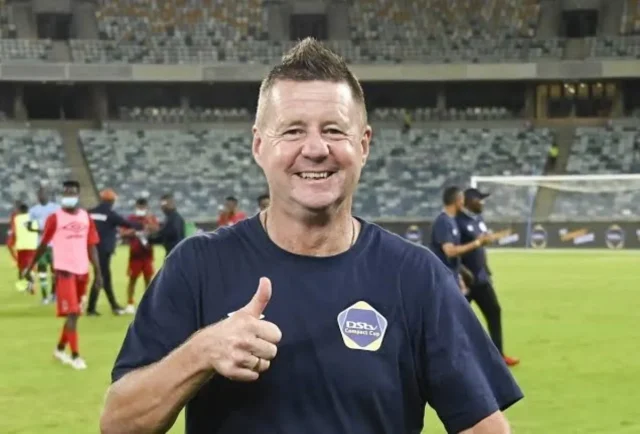 Dylan Kerr Kaizer Chiefs interview. Next Kaizer Chiefs coach rumors 2025. Dylan Kerr coaching record South Africa. Kaizer Chiefs league title chances. SoccerBeat Dylan Kerr interview