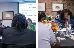 Collaboration Advocated to Bolster SA’s Scholar and Researcher Pipeline CEO Dr. Phethiwe Matutu. USAf. Early Career Researchers and Scholars. AECRS. O.R. Tambo International Airport. SA's Scholar and Researcher. Collaboration Advocated to Bolster SA's Scholar and Researcher Pipeline.