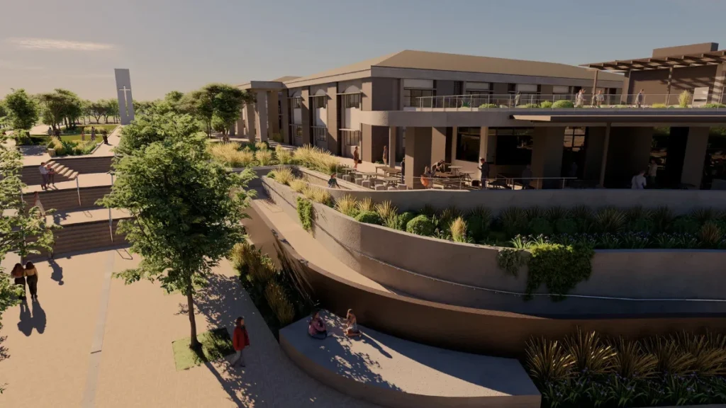 Akademia Mooiplaats construction 2026. private Afrikaans university South Africa. Solidarity Akademia campus build. South Africa private university registration 2026. R3bn Akademia Campus Construction Starts in Pretoria East.