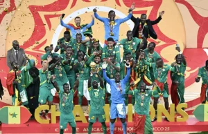 Senegal Reigns Supreme Amid Chaos: A Night of Glory and Controversy at AFCON 2025 Senegal wins AFCON 2025 final. Morocco vs Senegal final chaos. Brahim Diaz penalty miss. Pape Gueye goal. AFCON 2025 controversy. Edouard Mendy save. Sadio Mane retirement. Senegal defeats Morocco. chaotic AFCON 2025 final. Pape Gueye winner. Brahim Diaz penalty miss. African football. final morocco chaos. senegal wins afcon 2025.