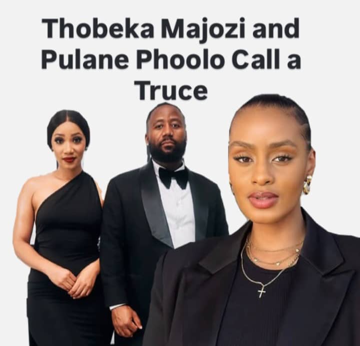Cassper Nyovest wife and baby mama reconcile. Pulane Phoolo. Thobeka Majozi. Cassper Nyovest daughter. Mzansi celebrity news. celebrity co-parenting. SA hip hop news. Thobeka Majozi and Pulane Phoolo. peace on Instagram. cassper-nyovest-pulane-thobeka. cassper-nyovest-pulane-thobeka-public-reconciliation.