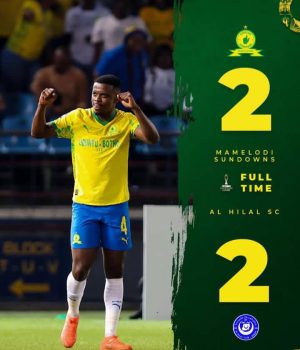 Mamelodi Sundowns and Al Hilal Trade Blows in Four-Goal Classic Mamelodi Sundowns vs Al Hilal Result. CAF Champions League scores. Arthur Sales goal. Teboho Mokoena Man of the Match. Sundowns player ratings. Khuliso Mudau assist.