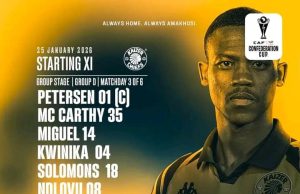 Official Lineup vs Zesco United Confirmed Kaizer Chiefs starting 11 vs Zesco United. CAF Confederation Cup Group D lineups. Brandon Petersen captain. Aden McCarthy Kaizer Chiefs debut. Khanyisa Mayo starting. Khalil Ben Youssef . Cedric Kaze coaches.