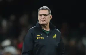 Two Rising Stars Defining the Springboks’ New Era Springboks future stars. Sacha Feinberg-Mngomezulu. Ruan Nortje. Rassie Erasmus. Springbok rugby news. South Africa Rugby 2027 World Cup. SA flyhalf. players shaping the future of Springbok rugby. Sacha Feinberg-Mngomezulu’s historic scoring to Ruan Nortje’s dominance.