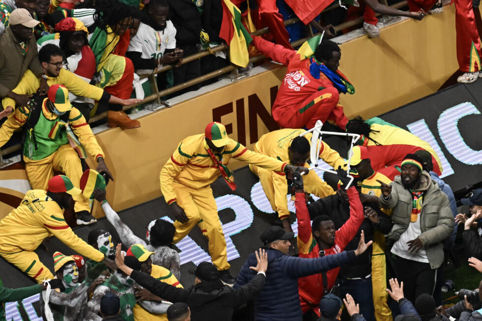 Senegal wins AFCON 2025 final. Morocco vs Senegal final chaos. Brahim Diaz penalty miss. Pape Gueye goal. AFCON 2025 controversy. Edouard Mendy save. Sadio Mane retirement. Senegal defeats Morocco. chaotic AFCON 2025 final. Pape Gueye winner. Brahim Diaz penalty miss. African football. final morocco chaos. senegal wins afcon 2025. 
