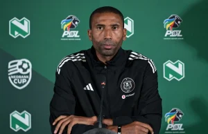 Pirates Coach Ouaddou Sounds Alarm Ahead of Sundowns Blockbuster Orlando Pirates vs Mamelodi Sundowns 2026. Betway Premiership top of the table clash. Coach Abdeslam Ouaddou press conference. FNB Stadium Pirates vs Downs tickets. African Clasico football 2026. Relebohile Mofokeng form 2026