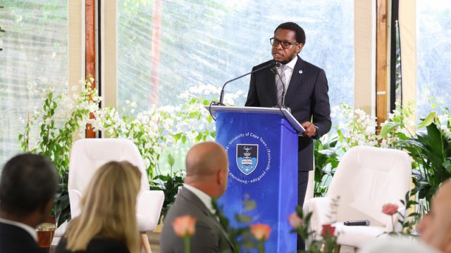 UCT Heads of Mission Breakfast 2026 Professor Mosa Moshabela UCT vision Future of higher education South Africa. Global academic partnerships UCT. Science diplomacy and innovation. Dr. Precious Moloi-Motsepe UCT. Societal impact of universities