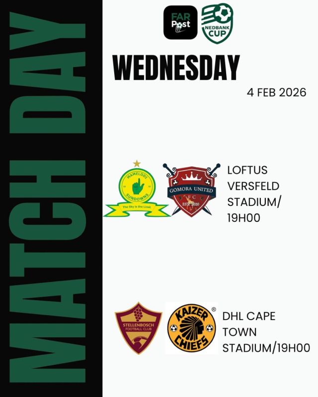 Nedbank Cup Round of 32. Nedbank Cup fixtures 2026. Kaizer Chiefs vs Stellenbosch. Mamelodi Sundowns vs Gomora United. Nedbank Cup Round of 32.