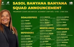 Dr. Desiree Ellis Names 38-Member Squad for Crucial Preparation Camp Banyana Banyana squad 2026. Desiree Ellis alignment camp. COSAFA Women's Championship 2026 Polokwane. WAFCON 2026 South Africa group. Banyana Banyana vs Malawi COSAFA. Women's Africa Cup of Nations Morocco 2026