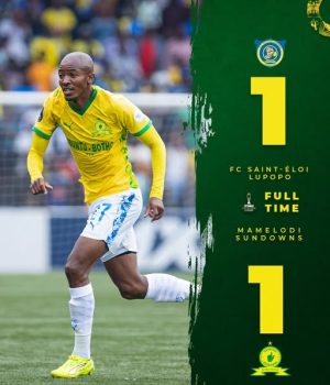 Mamelodi Sundowns Left with Work to Do After 1-1 Draw with Saint-Éloi Lupopo Mamelodi Sundowns vs Saint-Eloi Lupopo results. CAF Champions League Group C standings. Sundowns group stage exit news. Masandawana draw in DRC. Manqoba Mngqithi post-match. CAFCL quarter-final permutations 2026.