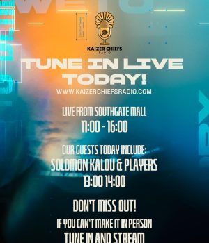 Amakhosi Take Over Southgate Mall: Join the Soweto Derby Build-Up Soweto Derby 2026 build-up. Salomon Kalou Kaizer Chiefs. Amakhosi fan event. Nkosingiphile Ngcobo Southgate. South African football news. Kaizer Chiefs Radio Southgate Mall.