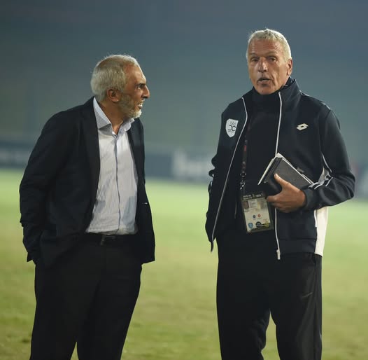 Ernst Middendorp Durban City departure Why did Middendorp leave Durban City Durban City FC news February 2026 Betway Premiership technical director news. Ernst Middendorp vs Farook Kadodia. Sinethemba Badela sacking details. Farouk Kadodia, Durban City chairman and Ernst Middendorp 