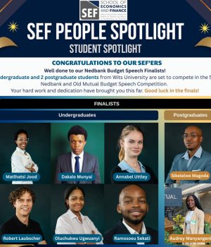 Wits University Dominates Finalist List for the 54th Nedbank Old Mutual Budget Speech Competition Wits University Budget Speech Competition. Nedbank Old Mutual Budget Speech 2026, South African Economics Students. Enoch Godongwana Budget 2026. Wits School of Economics and Finance.