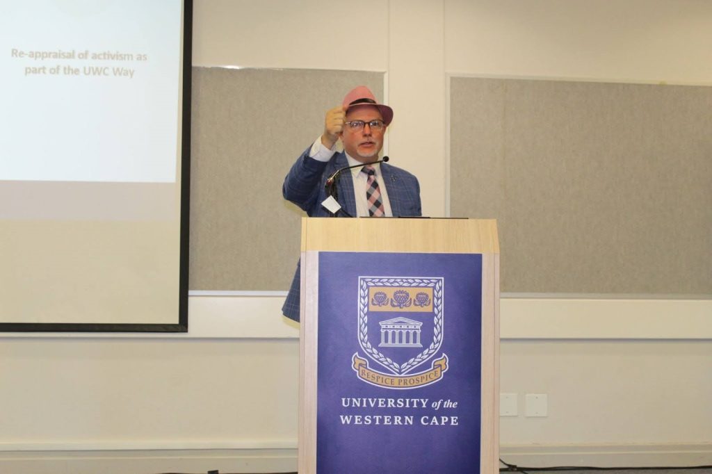 Prof Robert Balfour. UWC Institutional Operating Plan. South African higher education. UWC HR Department. academic career growth SA. UWC Staff Capacity Building.