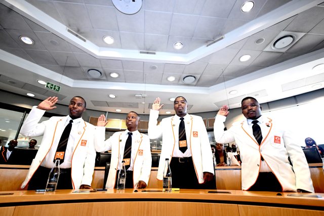 UJ SRC Inauguration 2026. Lehumo Dibakoane SRC President. Professor Letlhokwa Mpedi, UJ Student Leadership. University of Johannesburg news.