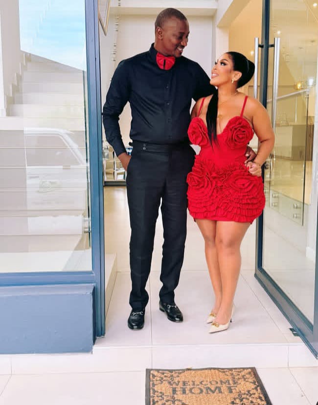Nonku Williams Valentine's Day post. Nonku Williams new boyfriend 2026. Real Housewives of Durban Nonku Williams. Nonku Williams Get behind me Satan. Nonku Williams relationship drama. SA celebrity relationships.