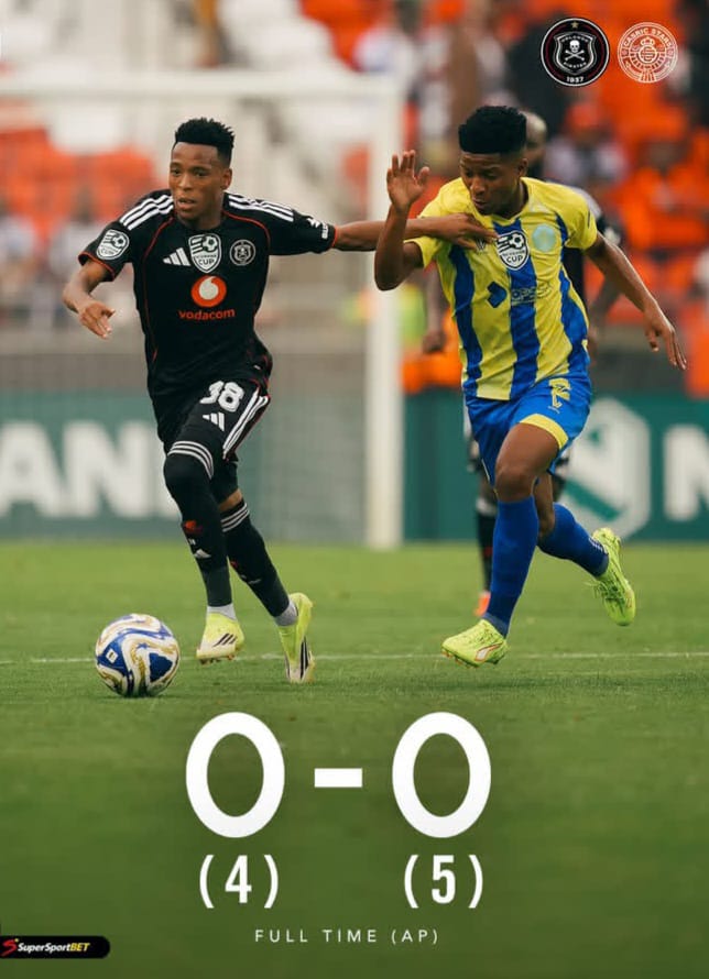 Orlando Pirates vs Casric Stars. Nedbank Cup Results 2026. Abdeslam Ouaddou Post-Match. Orlando Pirates Penalty Shootout. Soweto Derby 2026. Kabelo Dlamini injury update. Andre Dong Pirates debut. Motsepe Foundation Championship upsets.