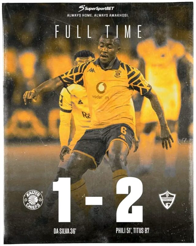Kaizer Chiefs vs Stellenbosch FC Results. Flávio Silva Goal Kaizer Chiefs. Betway Premiership Scores. Kaizer Chiefs News 2026. Amakhosi Live Updates.