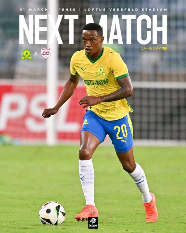 Betway Premiership tickets. Sundowns match today. Loftus Versfeld events. Win a Chery Tiggo 4 Pro. PSL fixtures 2026. Mamelodi Sundowns vs Sekhukhune United