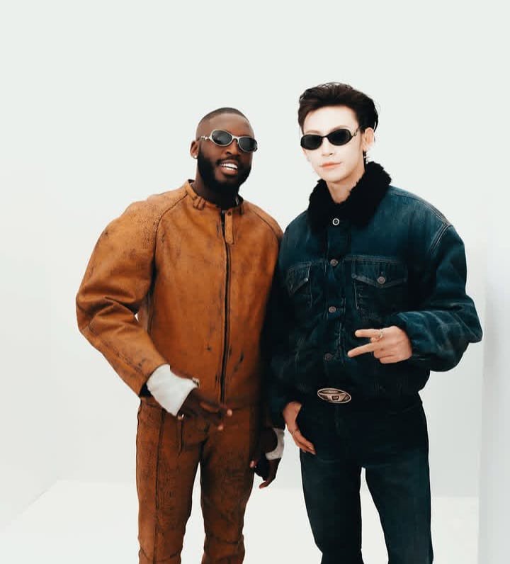 Diesel FW26 runway. Amapiano stars international fashion. Daliwonga Diesel Milan. South African artists in Italy. Diesel Autumn/Winter 2026. Daliwonga Milan Fashion Week. daliwonga-diesel-milan-fashion-week-fw26