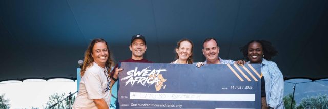 Urobo Biotech SWEAT Africa 2026. Stellenbosch University spin-outs. African biotech startups. Dominique Rocher Urobo. SWEAT Africa pitch prize.
