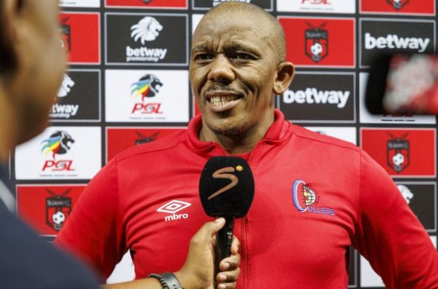 Pogiso Makhoye interview. Orbit College vs Mamelodi Sundowns. Orbit College coach comments, PSL post-match reaction. Rustenburg football news. Sundowns victory March 2026. South African football underdogs. Orbit College tactics.