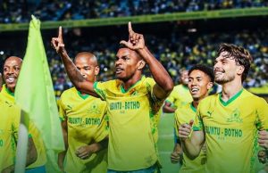 Dominance at Loftus! Masandawana Take Command of CAF Quarter-Final Mamelodi Sundowns. Stade Malien. CAF Champions League. Khuliso Mudau. Brayan Muniz Leon. Iqraam Rayners. Loftus Versfeld.