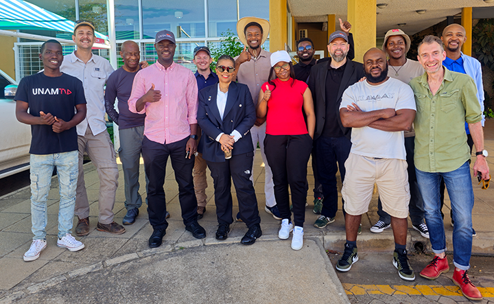 Event Horizon Telescope Africa. Gamsberg Namibia astronomy. Black hole imaging 2026, Unisa astrophysics research. Southern Africa STEM innovation. Africa Millimetre Telescope Unisa UNAM.