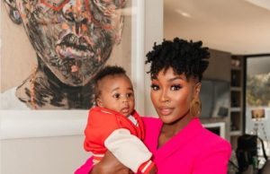 Lamiez Holworthy Shares Raw Birth Story on Son’s 3rd Birthday Lamiez Holworthy. Khuli Chana. Leano-Laone Zion Morule. Lamiez Holworthy son birthday. South African Celebrities. Motherhood after miscarriage.