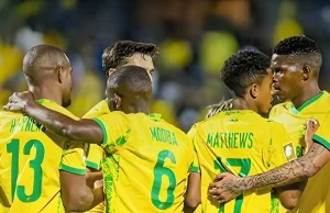 Sundowns Reclaim the Summit: Mokoena Double Sinks Marumo Gallants Mamelodi Sundowns vs Marumo Gallants results. Teboho Mokoena brace Sundowns. Betway Premiership log standings 2026. Orlando Pirates vs Sundowns title race. PSL winning streak 2026. Ndabayithethwa Ndlondlo penalty. Loftus Versfeld match reports.