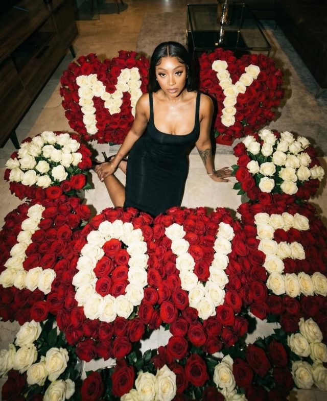 Nadia Nakai Valentine's Day 2026. Nadia Nakai AI Photoshoot. South African Celebrity AI Trends. Bragga Digital Art. Nadia Nakai Latest News.