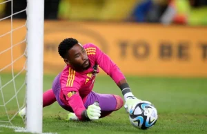 Broos Hints at Disciplinary Crackdown in Chaine Omission Bafana Bafana squad vs Panama. Sipho Chaine clean sheets 2026. Hugo Broos AFCON evaluation. South African football discipline. Sipho Chaine Bafana Bafana snub. Hugo Broos discipline comments. Orlando Pirates goalkeeper news.