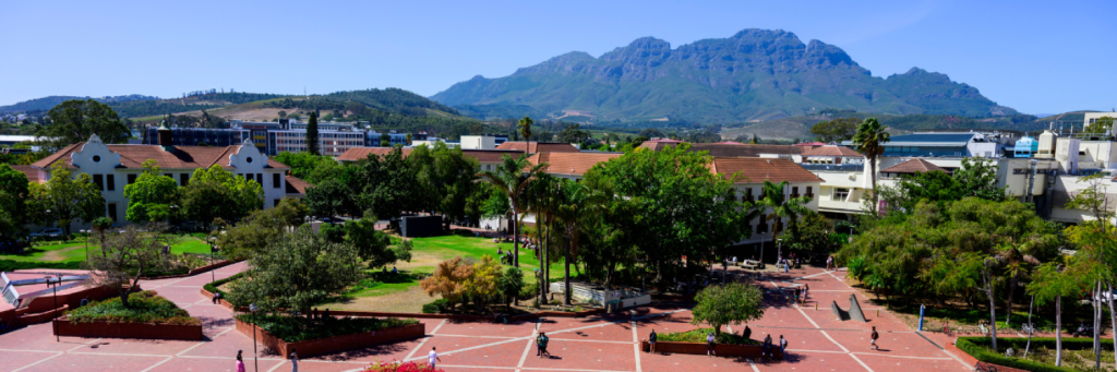 Times Higher Education Africa ranking. UCT Table Mountain. OAU architecture. UNILAG lagoon view. African campus scenery.