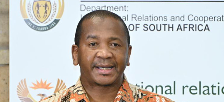 Unisa DIRCO Middle East roundtable. geopolitical tensions 2026. international law Iran Middle East. UN Charter assault. Prof Solomon Magano Unisa, Ambassador Xolisa Mabhongo DIRCO. Middle East diplomacy. Unisa international relations dialogue.