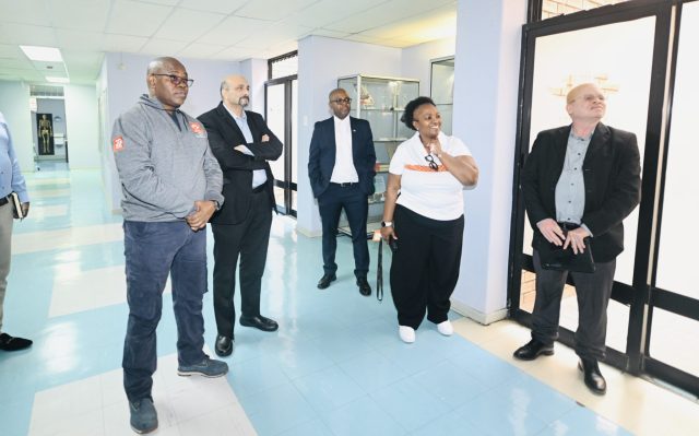 Dr. Mlungisi Cele UJ visit. Prof Letlhokwa Mpedi. UJ engineering research. South African science system. The University of Johannesburg and the DSTI are deepening their partnership to drive innovation. including breakthrough 3D-printed housing projects.