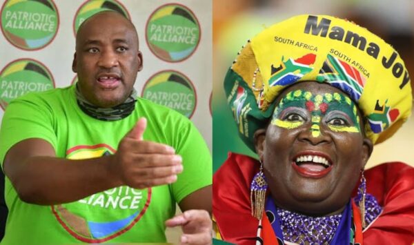 Gayton McKenzie Mama Joy South African sports news. Gayton McKenzie Twitter. Mama Joy Chauke controversy. 2023 Rugby World Cup travel cost. Gayton McKenzie Mama Joy. Mama Joy World Cup cost. DSAC superfan funding. Gayton McKenzie R700k.