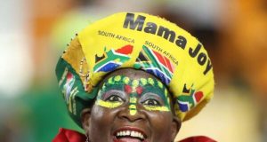 Mama Joy Secures World Cup 2026 Sponsorship Mama Joy brand ambassador. abOVEnormal sportswear. Gayton McKenzie Mama Joy fallout. South African super fan. FIFA World Cup 2026. Mama Joy World Cup 2026 deal