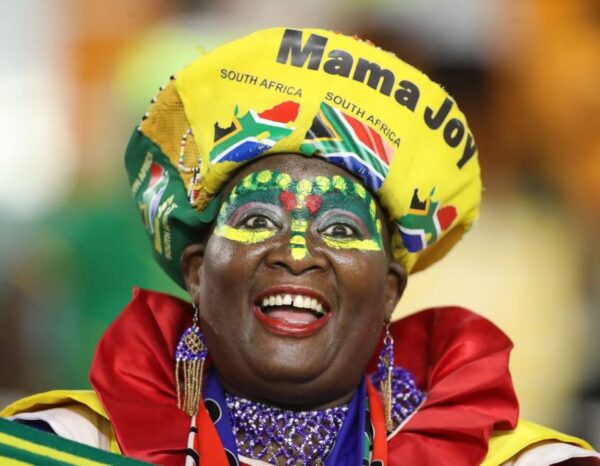 Mama Joy World Cup 2026 deal Mama Joy brand ambassador. abOVEnormal sportswear. Gayton McKenzie Mama Joy fallout. South African super fan. FIFA World Cup 2026. Mama Joy World Cup 2026 deal