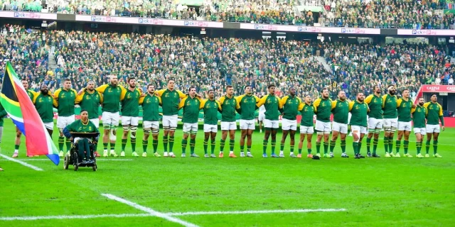 Damian Willemse fullback, Sacha Feinberg-Mngomezulu flyhalf, Rassie Erasmus squad selection, Springboks vs Barbarians 2026, South African rugby news. Springboks backline pecking order 2026